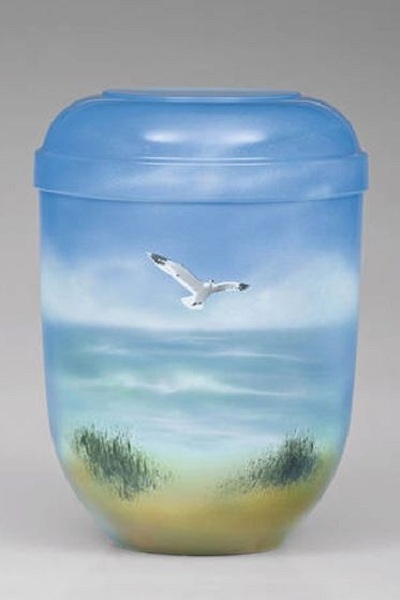 Biourne Himmelblau, Airbrush Motiv: M&ouml;we