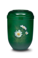 Biourne Moosgr&uuml;n, Airbrush Motiv; Margerite