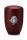Stahlurne Weinrot mit Velour-Oberfl&auml;che und Airbrush-Motiv