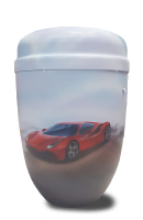 Naturstoffurne + Airbrush FERRARI
