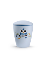 Kinder-Naturstoffurne hellblau