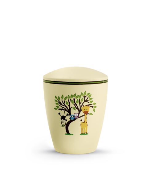 Kinder-Naturstoffurne gelb