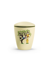 Kinder-Naturstoffurne gelb