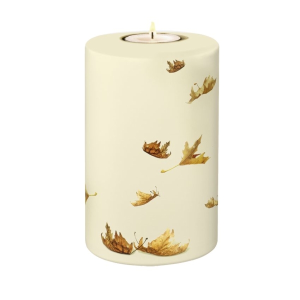 FLORA BIO-LEHM Memory Herbstlaub sandbeige