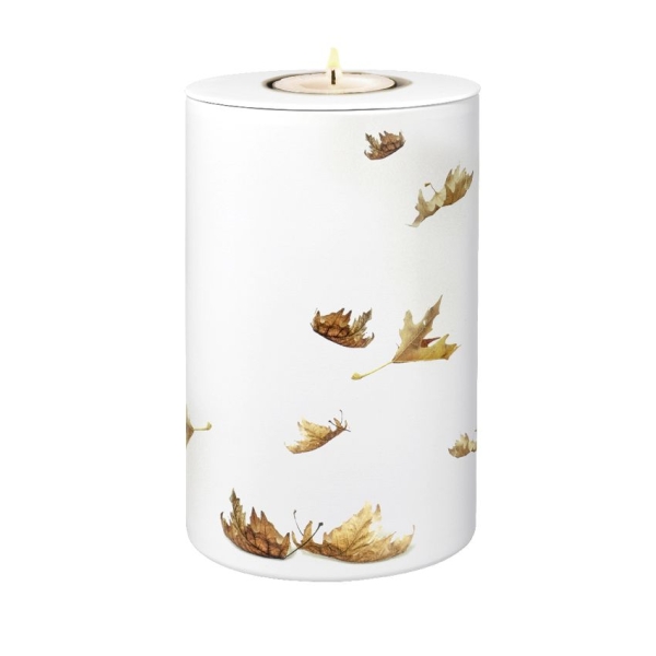 FLORA BIO-LEHM Memory Herbstlaub wei&szlig;