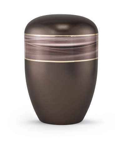 Naturstoffurne Edition Wave perlmutt