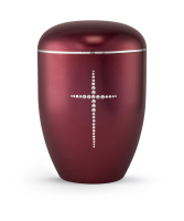 Naturstoffurne Edition Crystal  Kreuzmotiv