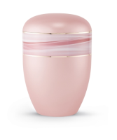 Naturstoffurne Edition Wave perlmutt rose,