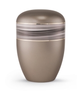 Naturstoffurne Edition Wave perlmutt fum&eacute;,