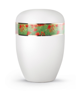 Naturstoffurne "Fall in Leaves", Fleur Blance