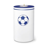 FUSSBALL RONDO BIO-LEHM Memory blau-wei&szlig;