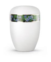 Naturstoffurne "Fall in Leaves", Fleur Blance