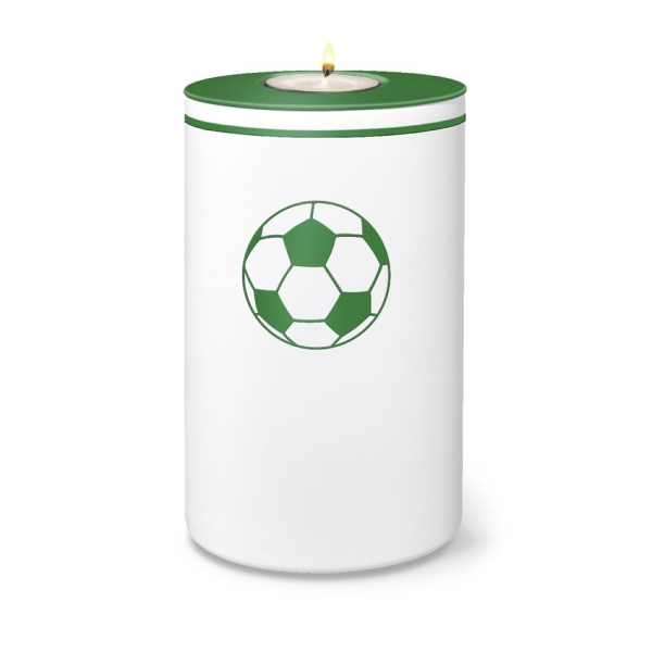 FUSSBALL RONDO BIO-LEHM Memory gr&uuml;n-wei&szlig;