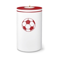 FUSSBALL RONDO BIO-LEHM Memory rot-wei&szlig;