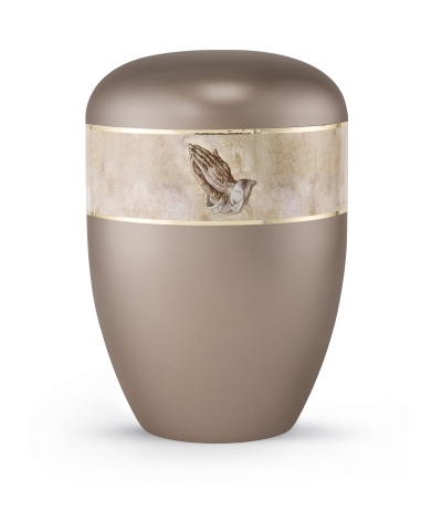 Naturstoffurne Edition  360&deg; perlmutt fum&eacute;,