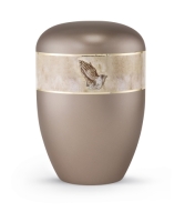 Naturstoffurne Edition  360&deg; perlmutt fum&eacute;,
