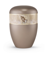 Naturstoffurne Edition  360&deg; perlmutt fum&eacute;,