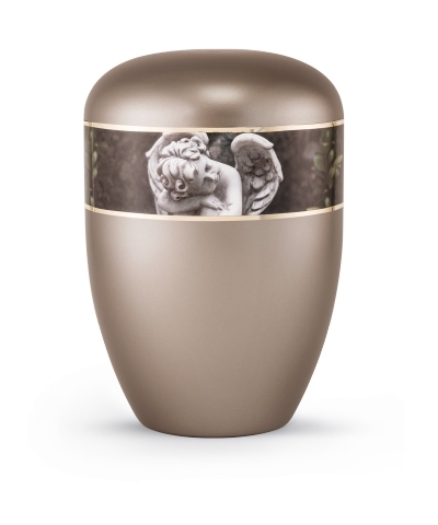 Naturstoffurne Edition  360&deg; perlmutt fum&eacute;,