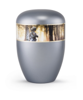 Naturstoffurne Edition  360&deg; perlmutt