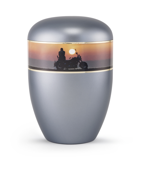 Naturstoffurne Edition  360&deg; perlmutt