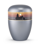 Naturstoffurne Edition  360&deg; perlmutt