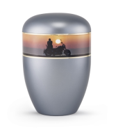 Naturstoffurne Edition  360&deg; perlmutt