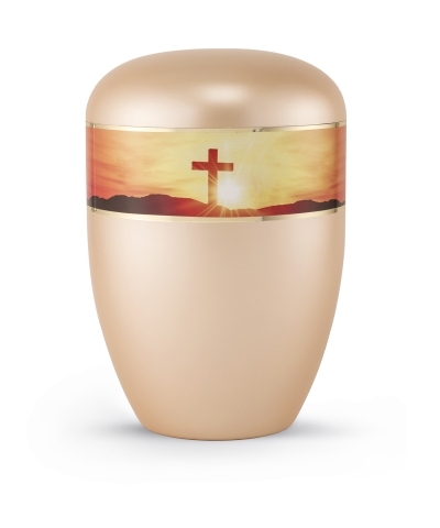 Naturstoffurne Edition  360&deg; perlmutt