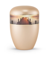 Naturstoffurne Edition  360&deg; perlmutt