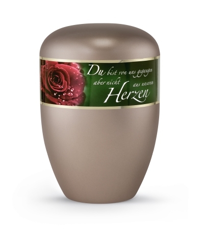 Naturstoffurne Edition  Poesie perlmutt,