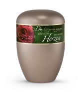 Naturstoffurne Edition  Poesie perlmutt,