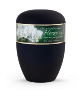 Naturstoffurne "Poesie", Dekor Orchidee