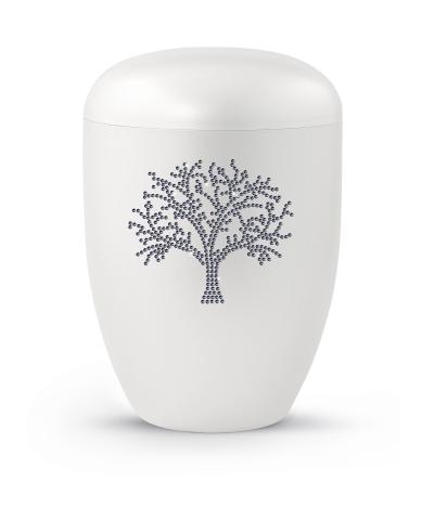 Naturstoffurne Karat, Perlmutt, Baum Graphite