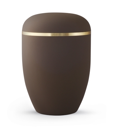 Naturstoffurne Xenon, Samtton "Caf&eacute;", Dekor