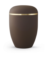 Naturstoffurne Xenon, Samtton "Caf&eacute;", Dekor