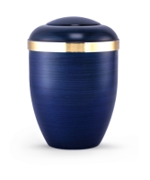 Naturstoffurne Edition "Tosca" Pazifikblau,