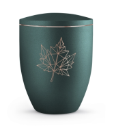 Naturstoffurne Edition Geometric, petrol