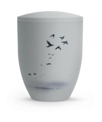 Naturstoff-Urne Edition Griseo, samtton Grau