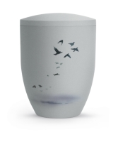 Naturstoff-Urne Edition Griseo, samtton Grau