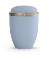 Stahlurne Samtton "Himmelblau",
