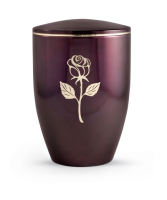 Stahlurne Edition Melina, Stielrose