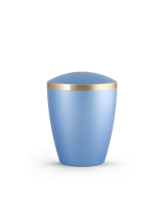Naturstoffurne eisblau
