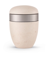 Naturstoffurne Edition Pierre cremefarbene