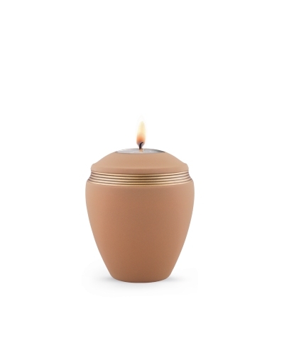 Keramikurne Gedenklicht, Oberfl&auml;che Samtton