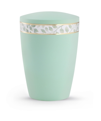 Naturstoffurne Pastell, soft-touch-Oberfl&auml;che