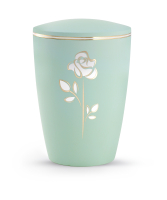 Naturstoffurne Pastell, soft-touch-Oberfl&auml;che
