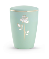 Naturstoffurne Pastell, soft-touch-Oberfl&auml;che
