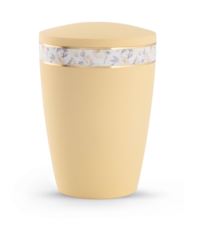 Naturstoffurne Pastell, soft-touch-Oberfl&auml;che