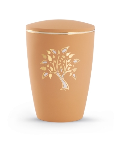 Naturstoffurne Pastell, soft-touch-Oberfl&auml;che