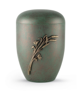 Naturstoffurne Edition Patina von Hand