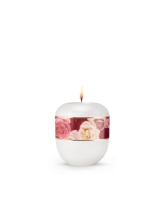 Porzellanurne Fleur Blanche, Design Rosen -